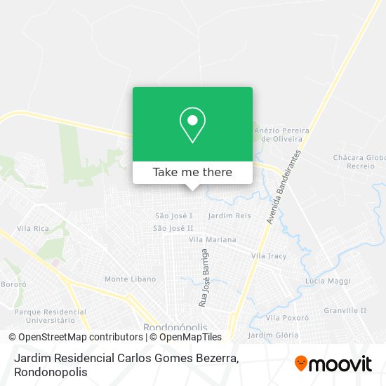 Jardim Residencial Carlos Gomes Bezerra map
