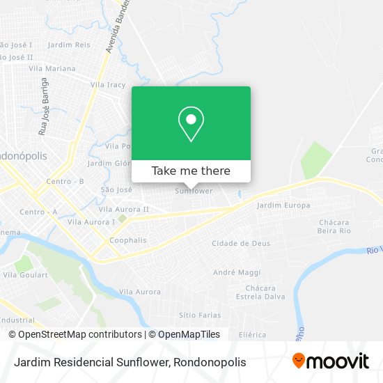 Jardim Residencial Sunflower map