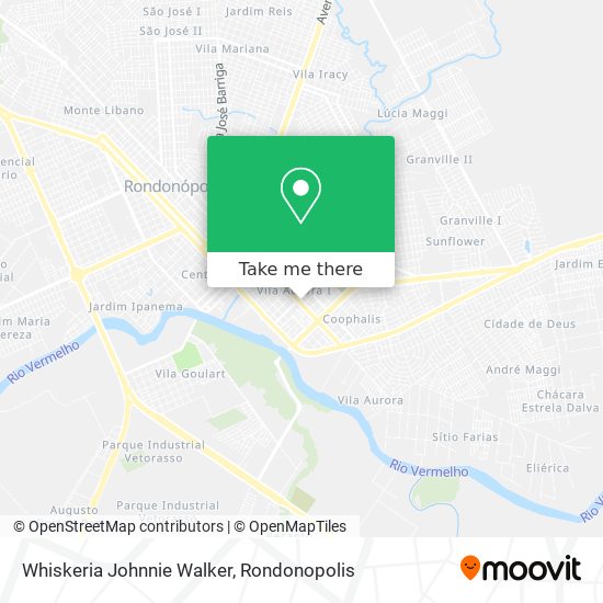 Mapa Whiskeria Johnnie Walker