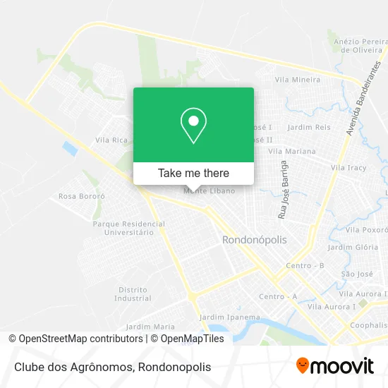 Clube dos Agrônomos map