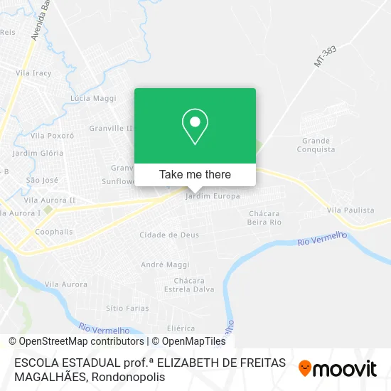 ESCOLA ESTADUAL prof.ª ELIZABETH DE FREITAS MAGALHÃES map