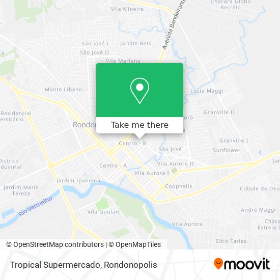 Tropical Supermercado map