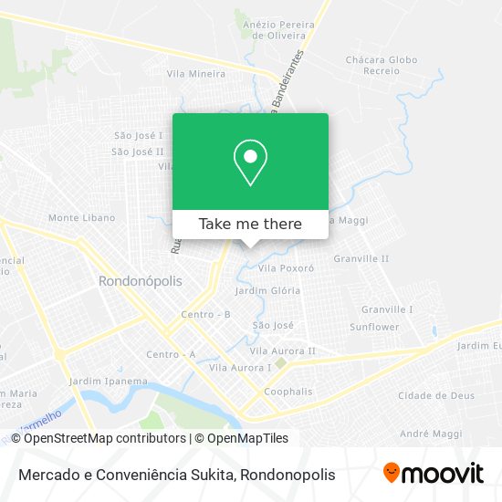 Mapa Mercado e Conveniência Sukita