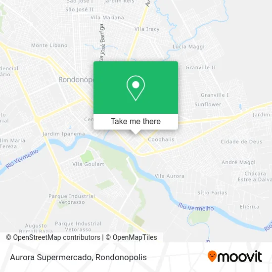 Aurora Supermercado map