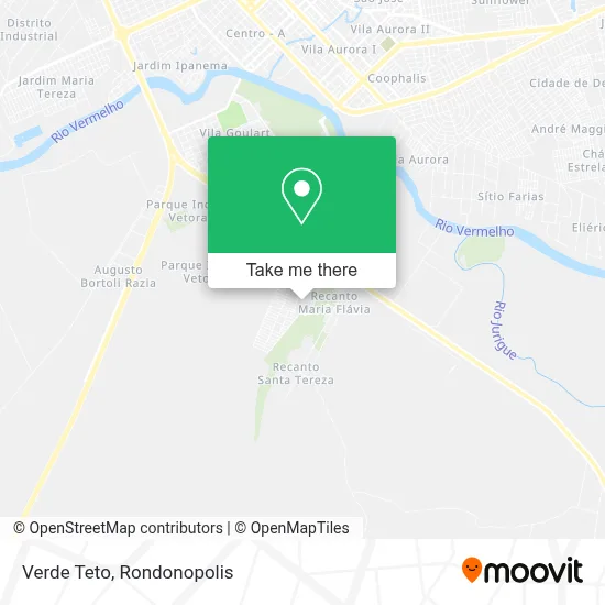 Verde Teto map