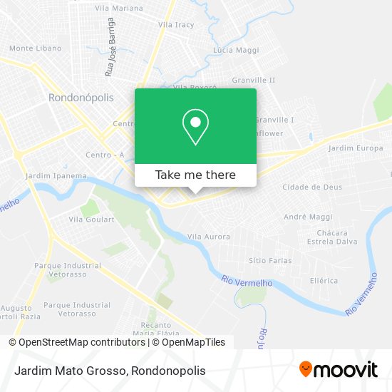 Jardim Mato Grosso map