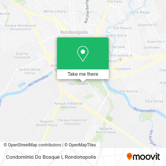 Condomínio Do Bosque I map