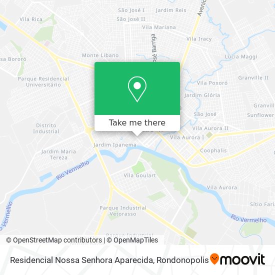 Residencial Nossa Senhora Aparecida map