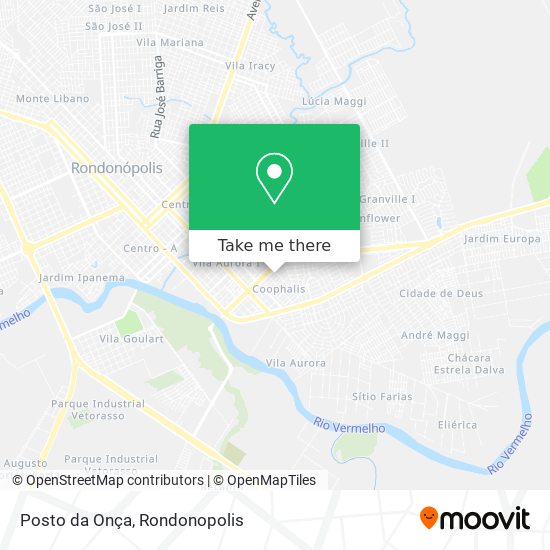 Posto da Onça map