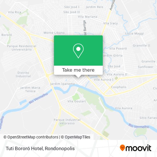 Tuti Bororó Hotel map