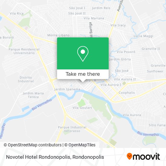 Novotel Hotel Rondonopolis map