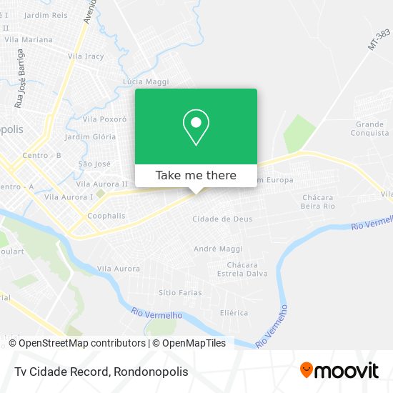 Mapa Tv Cidade Record