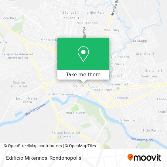 Edifício Mikerinos map