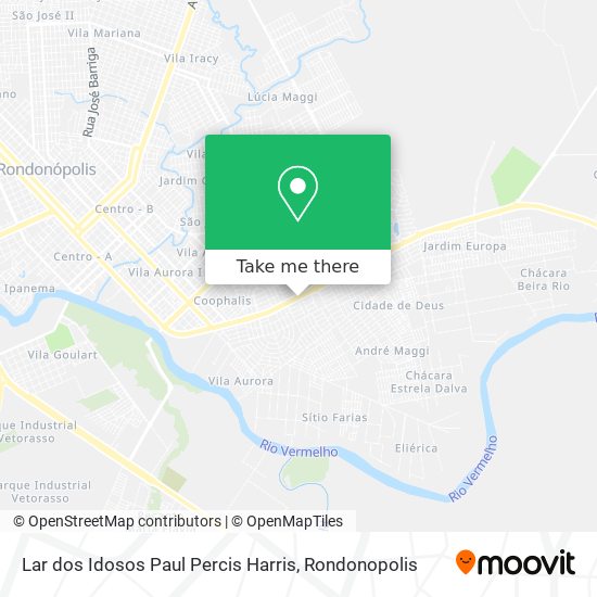 Lar dos Idosos Paul Percis Harris map