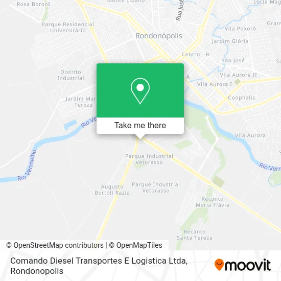 Comando Diesel Transportes E Logistica Ltda map