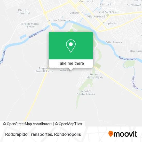 Rodorapido Transportes map
