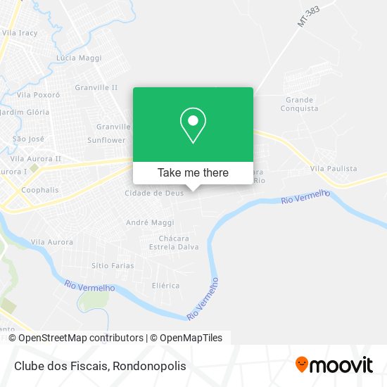 Clube dos Fiscais map