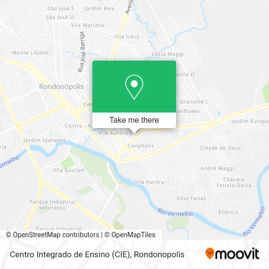 Centro Integrado de Ensino (CIE) map