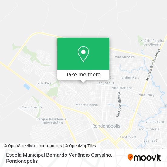 Escola Municipal Bernardo Venâncio Carvalho map