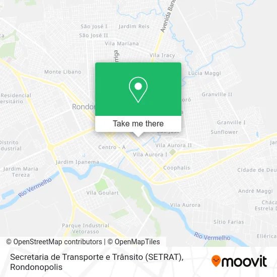 Secretaria de Transporte e Trânsito (SETRAT) map