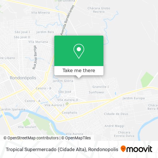 Tropical Supermercado (Cidade Alta) map