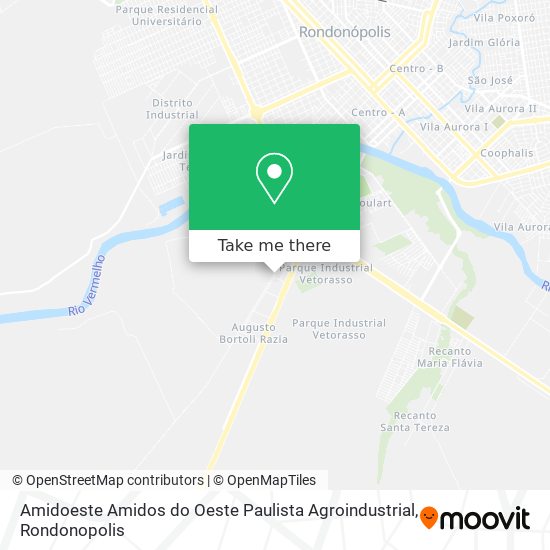 Amidoeste Amidos do Oeste Paulista Agroindustrial map