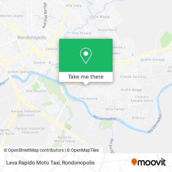 Leva Rapido Moto Taxi map