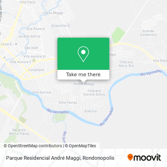 Mapa Parque Residencial André Maggi
