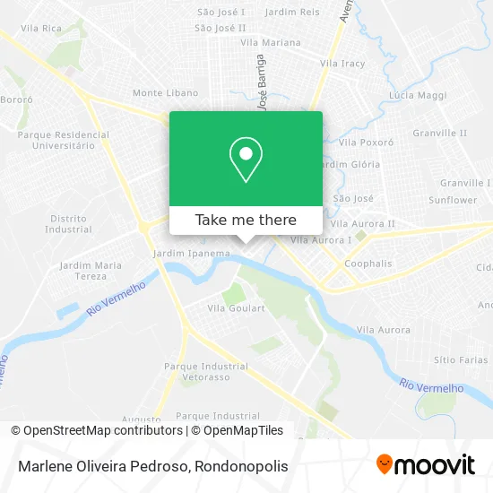 Marlene Oliveira Pedroso map