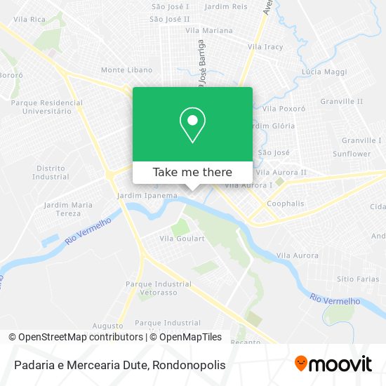 Padaria e Mercearia Dute map
