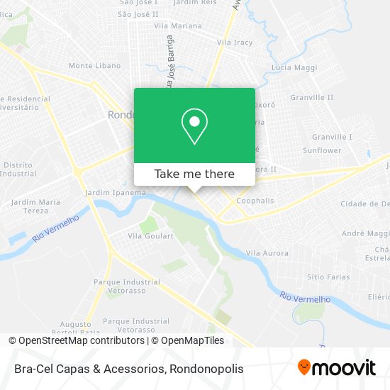Bra-Cel Capas & Acessorios map