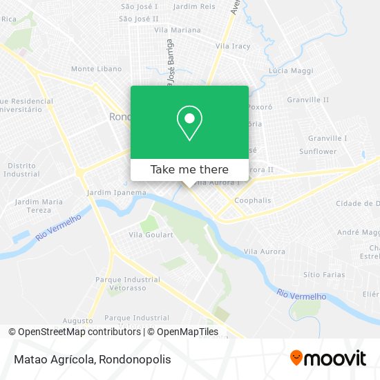 Matao Agrícola map