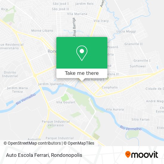 Auto Escola Ferrari map