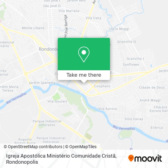 Igreja Apostólica Ministério Comunidade Cristã map