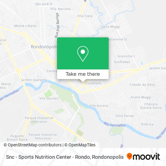 Mapa Snc - Sports Nutrition Center - Rondo