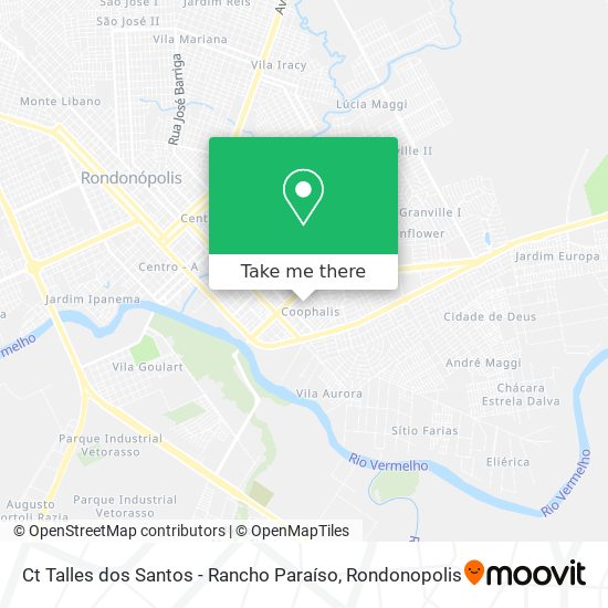 Ct Talles dos Santos - Rancho Paraíso map