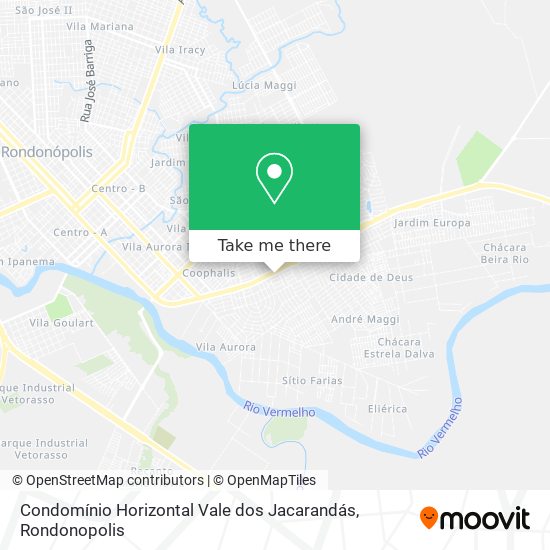 Condomínio Horizontal Vale dos Jacarandás map