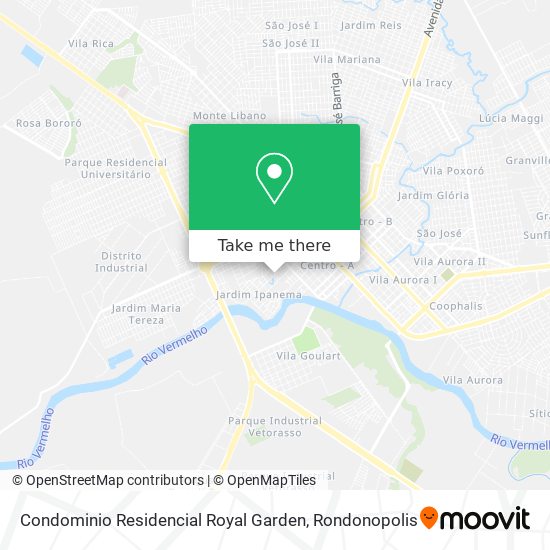 Condominio Residencial Royal Garden map