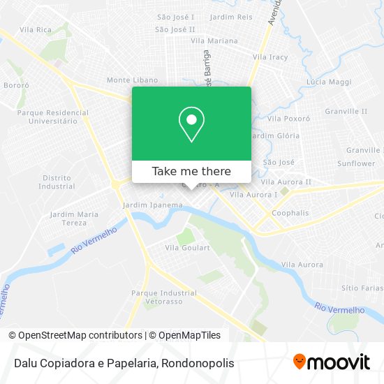 Dalu Copiadora e Papelaria map