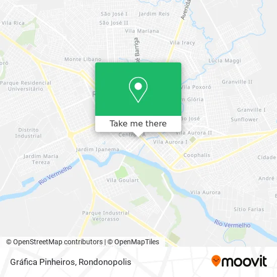 Gráfica Pinheiros map