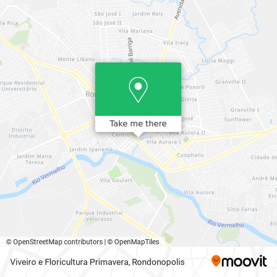 Viveiro e Floricultura Primavera map