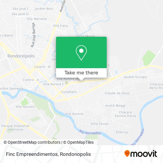 Finc Empreendimentos map