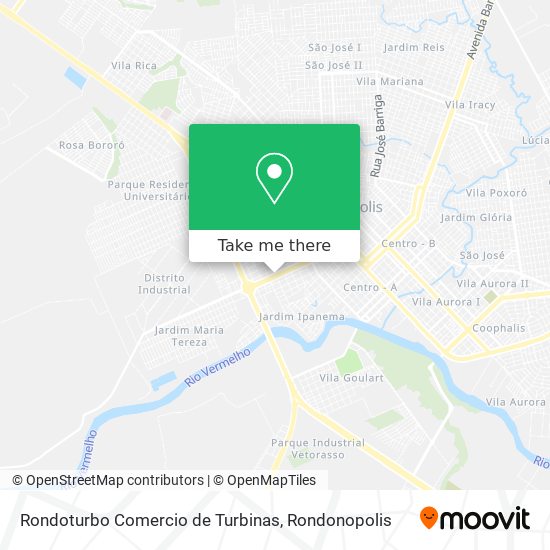 Mapa Rondoturbo Comercio de Turbinas