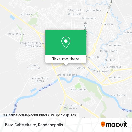 Beto Cabeleireiro map