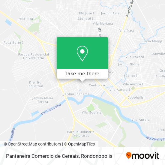 Pantaneira Comercio de Cereais map