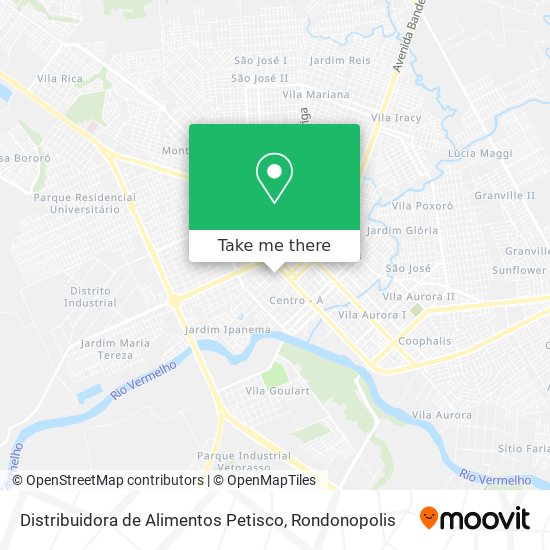 Distribuidora de Alimentos Petisco map