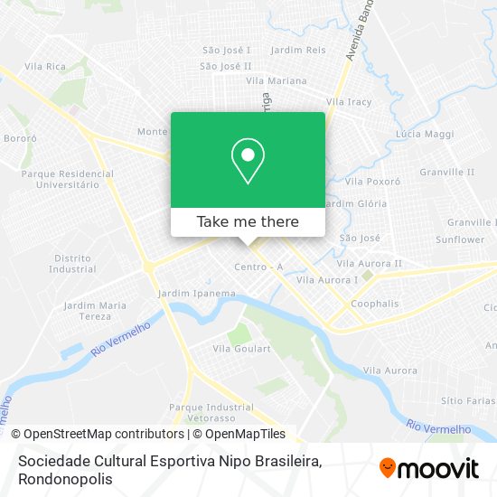 Sociedade Cultural Esportiva Nipo Brasileira map