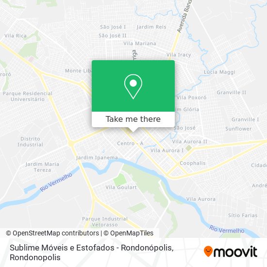 Sublime Móveis e Estofados - Rondonópolis map