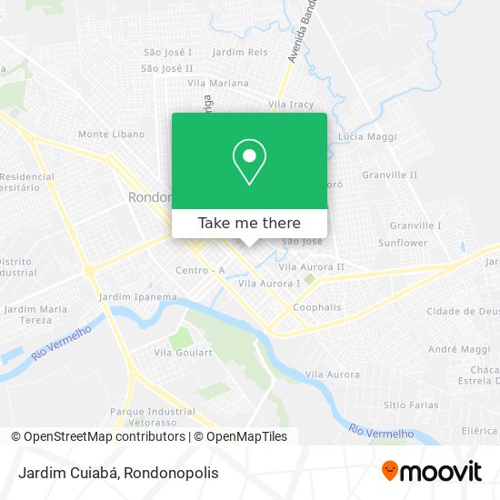 Jardim Cuiabá map