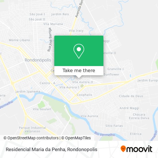 Mapa Residencial Maria da Penha